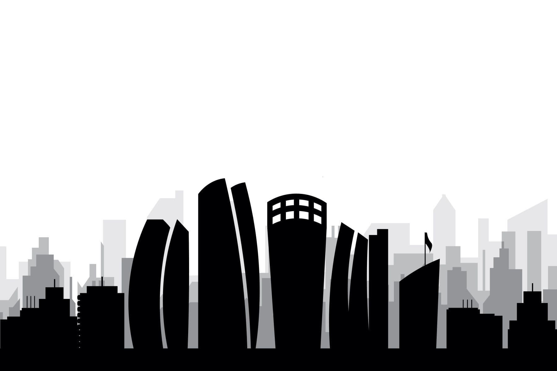 Van welke stad is dit de silhouette?