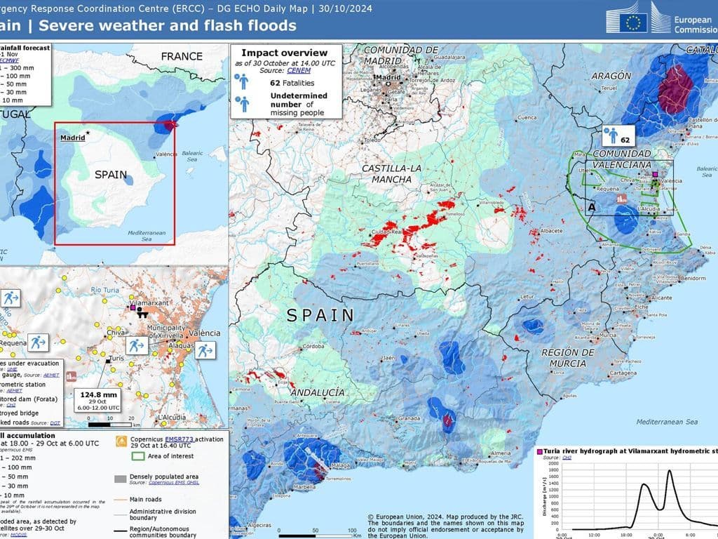 Welke naam wordt gegeven aan het uitzonderlijke weerverschijnsel dat in oktober 2024 zorgde voor hevige regenval, overstromingen en aanzienlijke schade in het zuidoosten van Spanje, waarbij honderden mensen omkwamen en infrastructuur zwaar werd getroffen?