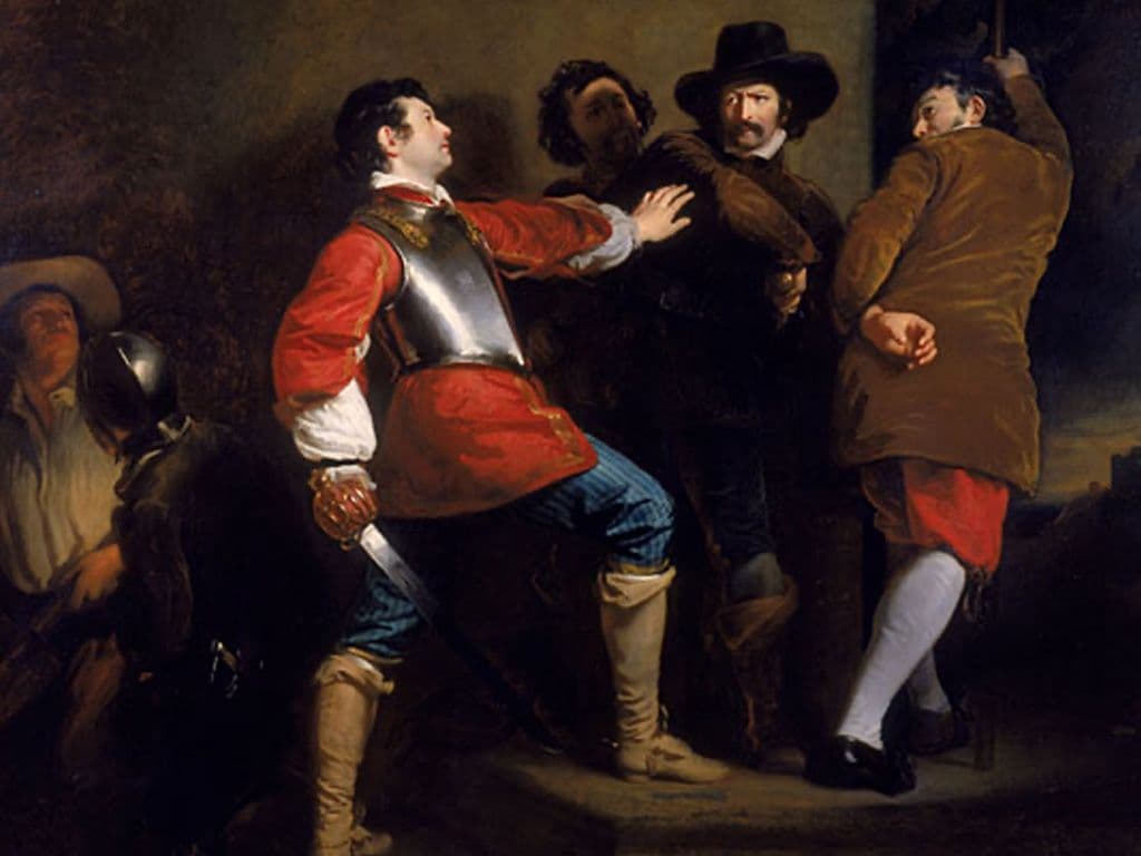 Wat is de naam van deze Engelse militair? Hij is bekend geworden wegens zijn rol in de samenzwering om koning Jacobus I en een groot deel van de in Londen wonende Schotse adel te vermoorden.