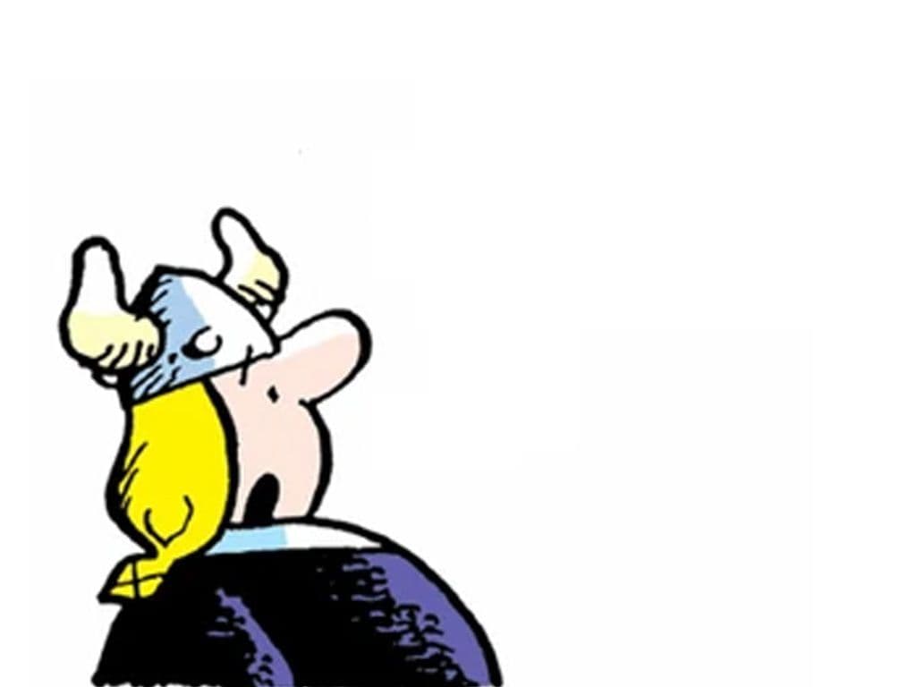 Welke cartoonfiguur heeft een vrouw die Helga heet?