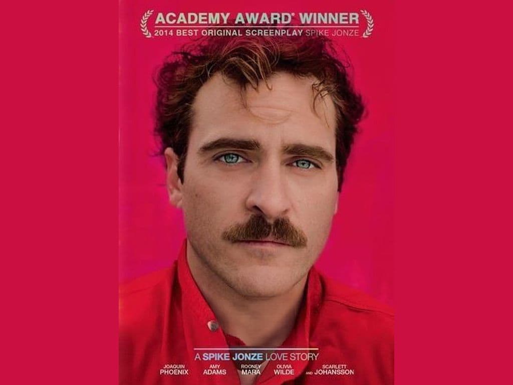 We zoeken de titel van een Amerikaanse romantische sciencefiction dramafilm uit 2013. De film won een Oscar en Golden Globe voor beste originele scenario. De film gaat over de alleenstaande Theodore Twombly (Joaquin Phoenix) die een liefdesrelatie begint met zijn zelflerend besturingssysteem. Welke film zoeken we?