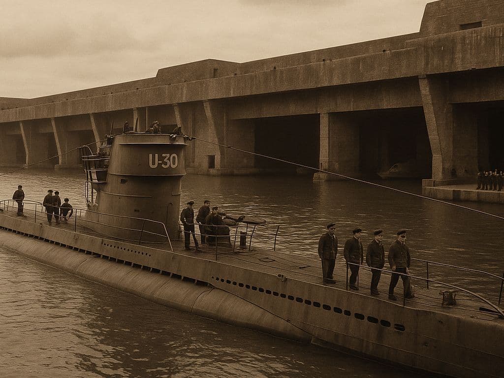 Tijdens de Tweede Wereldoorlog vestigde de Duitse Kriegsmarine een onderzeebootbasis in deze stad. De speelfilm Das Boot (1981) zou hier later worden gesitueerd. Duitsland hield aan de stad vast tot het einde, en zo werd deze stad als laatste Franse stad bevrijd. Welke stad zoeken we?