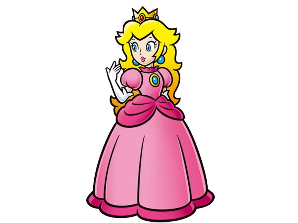 Wat is de naam van deze videospelpersonage uiit de videospelserie Mario van Nintendo, die vaak de "dame in nood"-rol speelt in de avonturenserie? Ze is de menselijke prinses uit het fictieve Mushroom Kingdom, waar de vele spellen plaatsvinden.