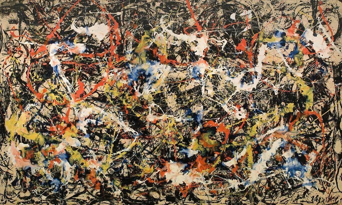 “Dat kan ik ook” moet een vaak gehoorde opmerking zijn bij de werken van deze kunstenaar. Hij was een pionier van de action painting en behoorde tot het abstract expressionisme. Het schilderij dat u ziet werd in 2006 verkocht voor maar liefst 140 miljoen dollar aan een Mexicaan. Wie, nou ja, schilderde dit doek?