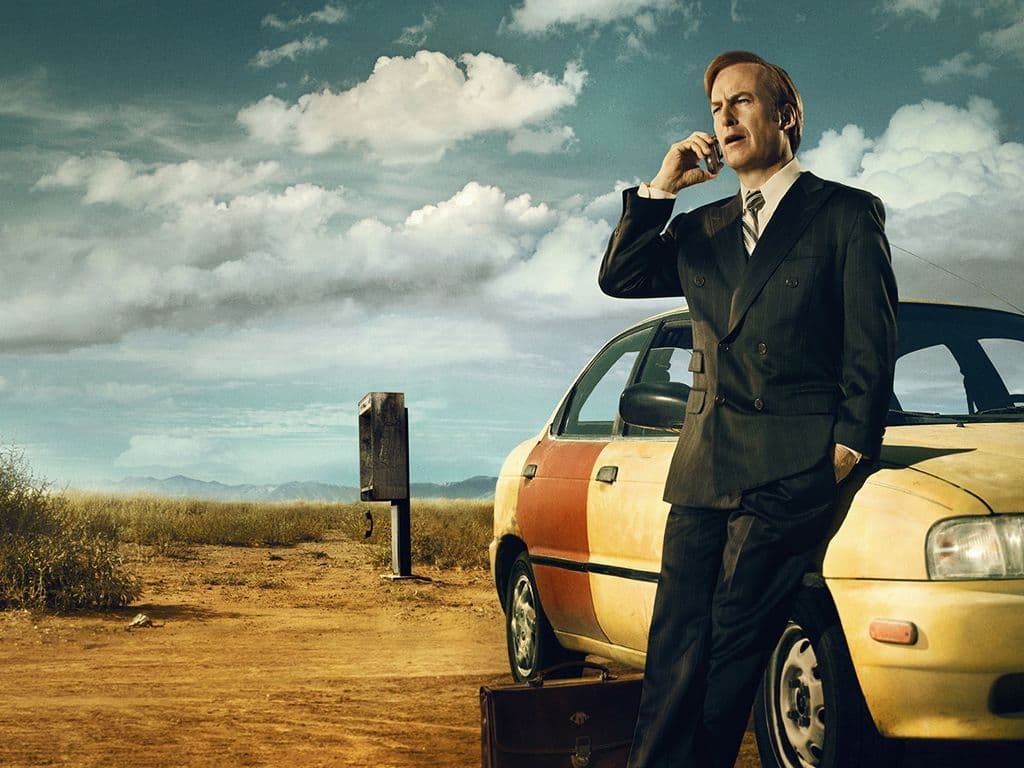 Van deze Amerikaanse televisieserie uit 2015 bedacht door Vince Gilligan en Peter Gould, begon er in februari 2016 een tweede seizoen. De serie is een spin-off van Breaking Bad, waarin het personage Saul Goodman een criminele advocaat is. Wat is de naam van deze serie?