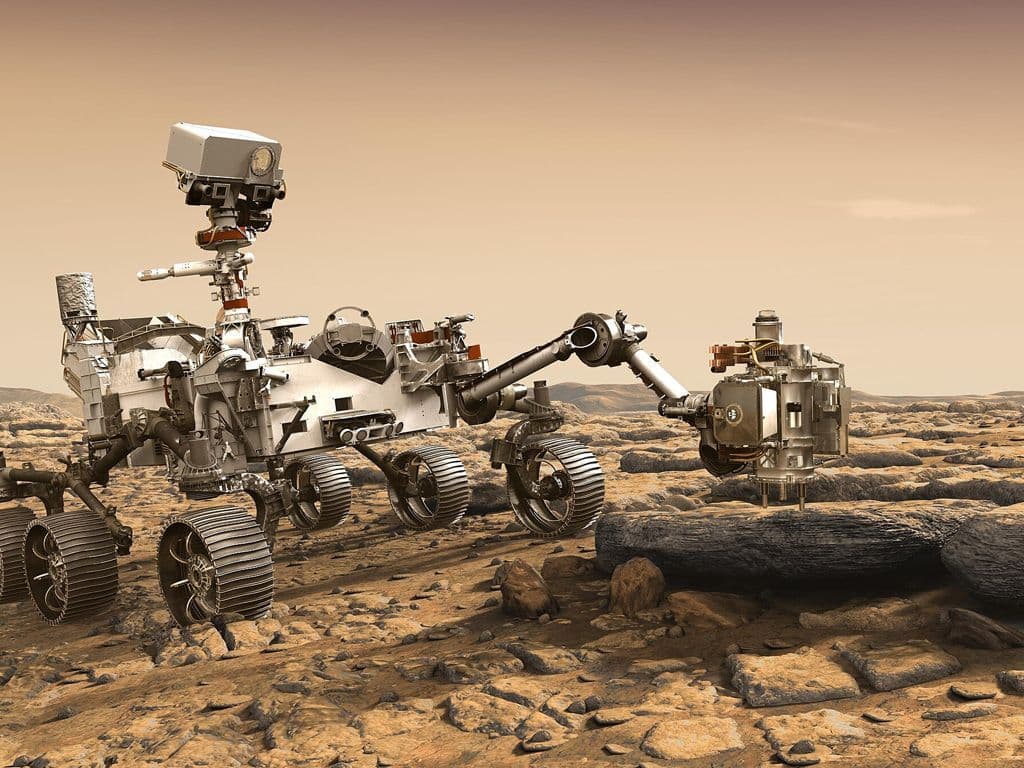 Na bijna zeven maanden onderweg te zijn, is deze robotjeep in februari 2021 netjes geland op Mars. De Marsverkenner stuurde daarbij al meteen de eerste beelden door. Wat is de naam van deze robot?