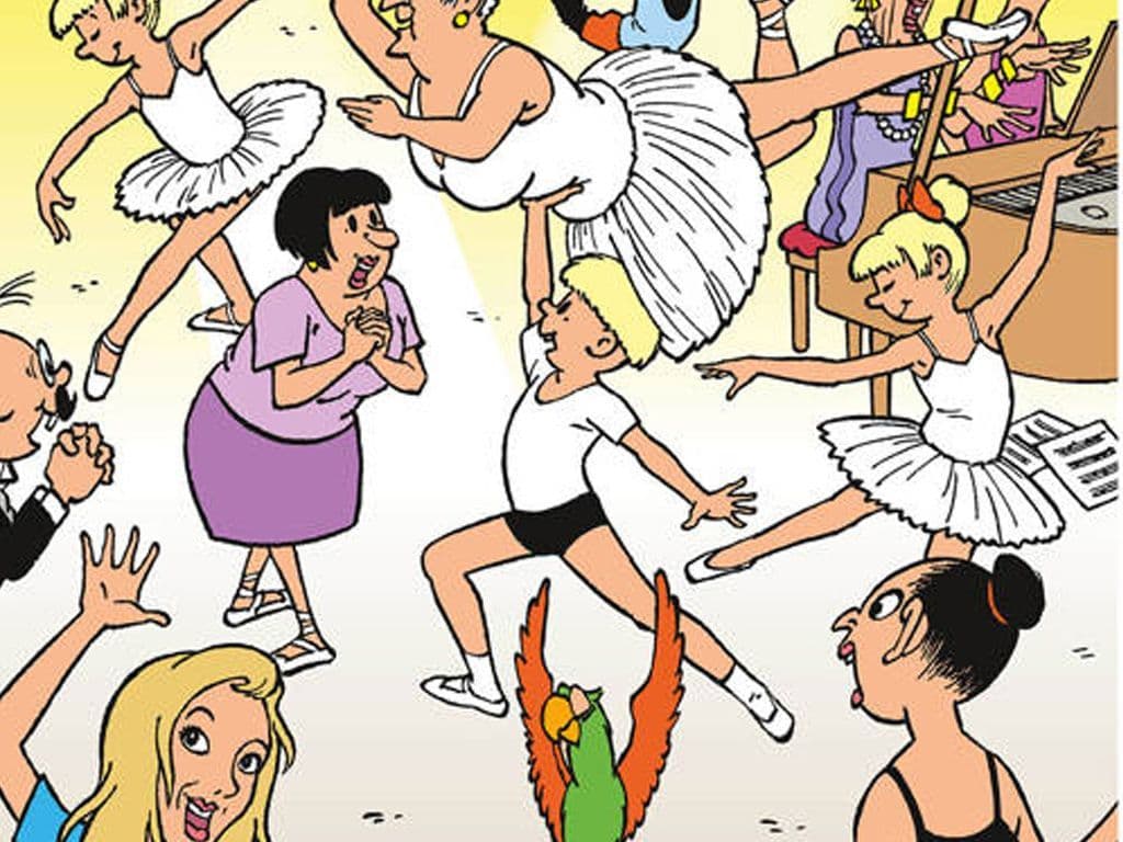 In de nieuwe strip van Jommeke willen ze de stereotiepe genderrollen helpen te doorbreken. Wat is de titel van de nieuwe strip waarvan we hier een afbeelding zien?