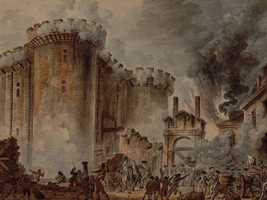14 juli 1789, wordt vaak gezien als het symbolische beginpunt van de Franse Revolutie. Dan werd een middeleeuws fort dat als gevangenis werd gebruikt, bestormd. Wat was de naam van dat fort?