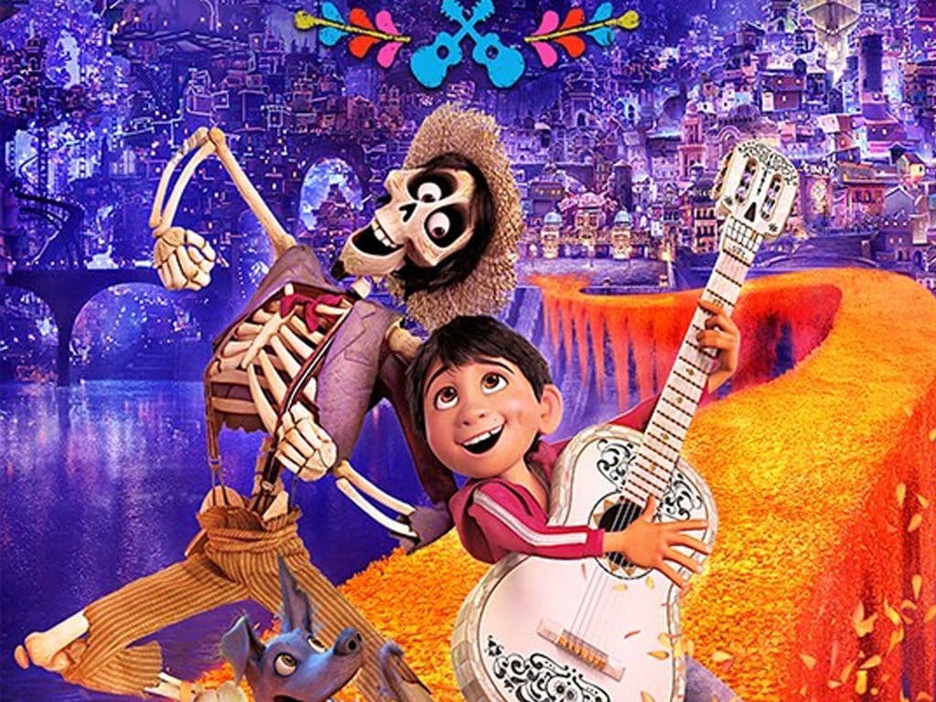 U ziet hier een foto van een Disney-Pixar samenwerking uit 2017. Het verhaal speelt zich af op het Mexicaanse platteland, waar Miguel een familiegeheim ontdekt waarmee hij contact kan leggen met zijn overleden voorouders. Wat is de naam van deze veelvuldig in de prijzen gevallen animatiefilm?