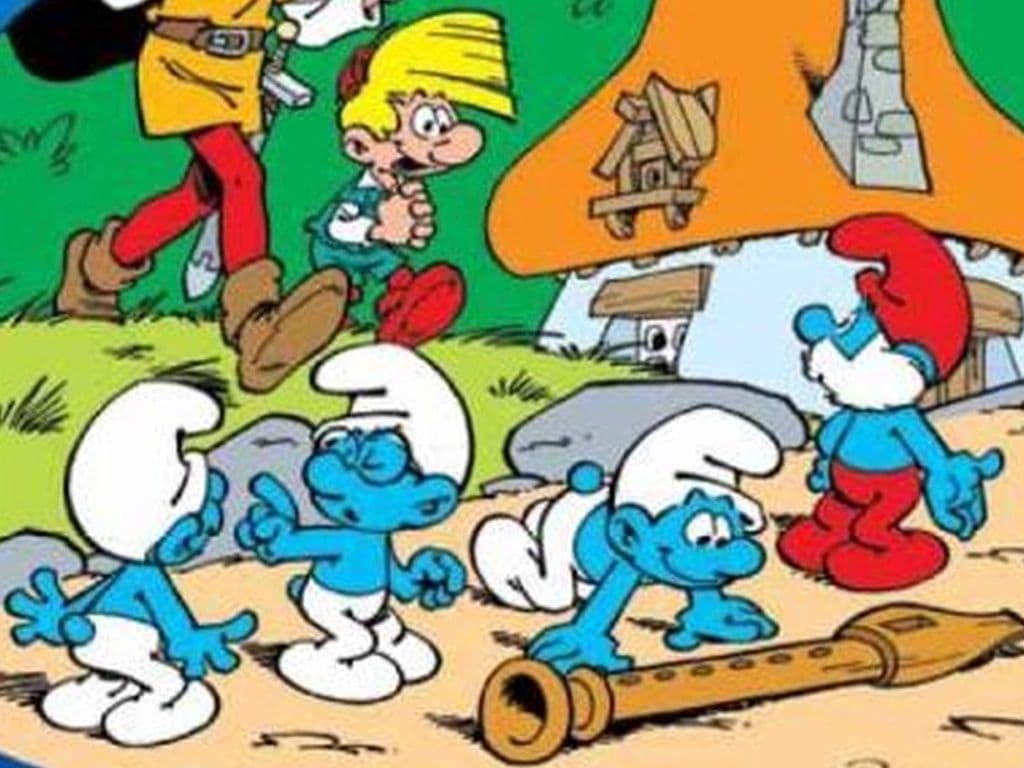 Dit jaar (2018) is een Smurfenjaar. Dat blijkt onder meer uit een tentoonstelling in Brussels Expo, die wij eerlijk gezegd zijn smurf niet waard vonden. Maar goed, je leert er wel boeiende dingen over de blauwe mannetjes, zoals de herkomst van de naam ‘schtroumpf’ (kennelijk kwam tekenaar Peyo eventjes niet meer op het woord ‘zout’ en zei hij dan maar ‘schtroumpf’), Smurfin die niet de enige vrouwelijke smurf blijkt te zijn (er zijn er 3: Smurfin, Sassette en grootmoedersmurf) of de leeftijd van Grote Smurf (543). En ook: de eerste verschijning van de smurfen, zo’n 60 jaar geleden, in een album van ‘Johan en Pirrewiet’. Maar onder welke titel was dat?