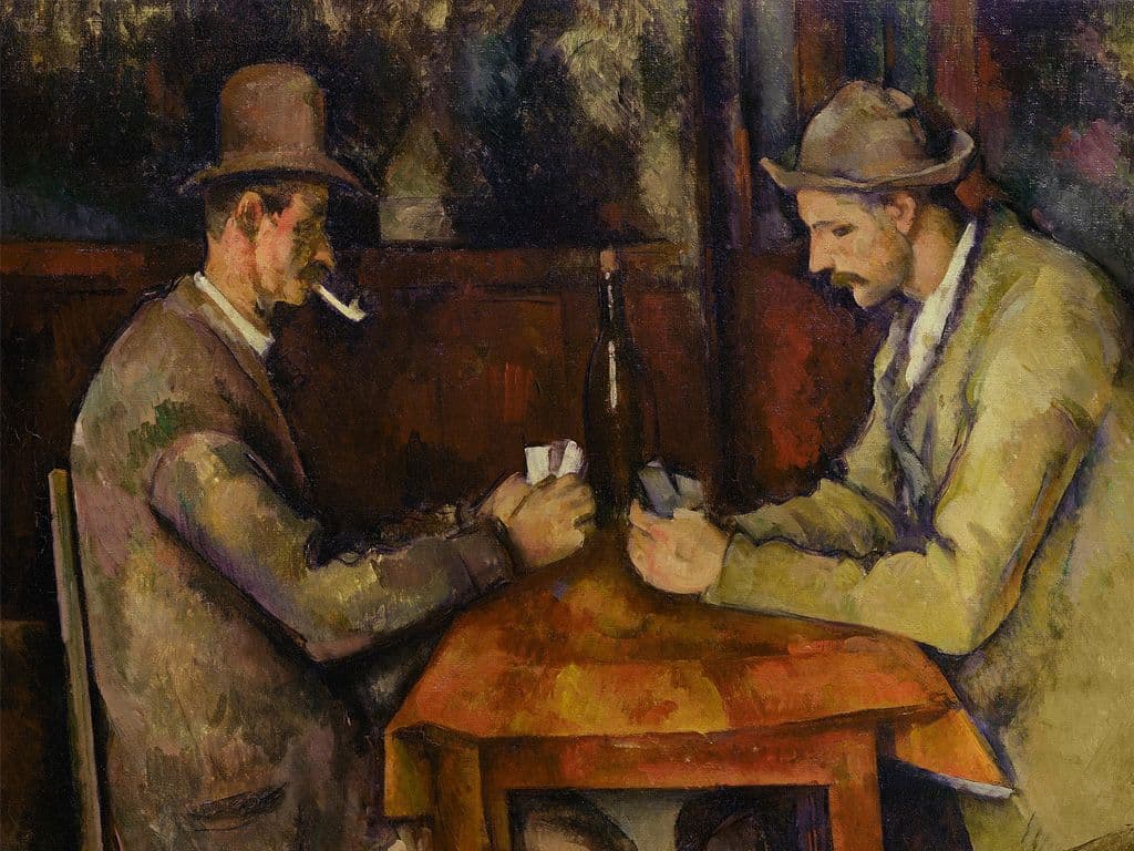 Welke Franse kunstschilder maakte dit schilderij, de kaartspelers? Het schilderij is thans in bezit van het Musée d'Orsay te Parijs.