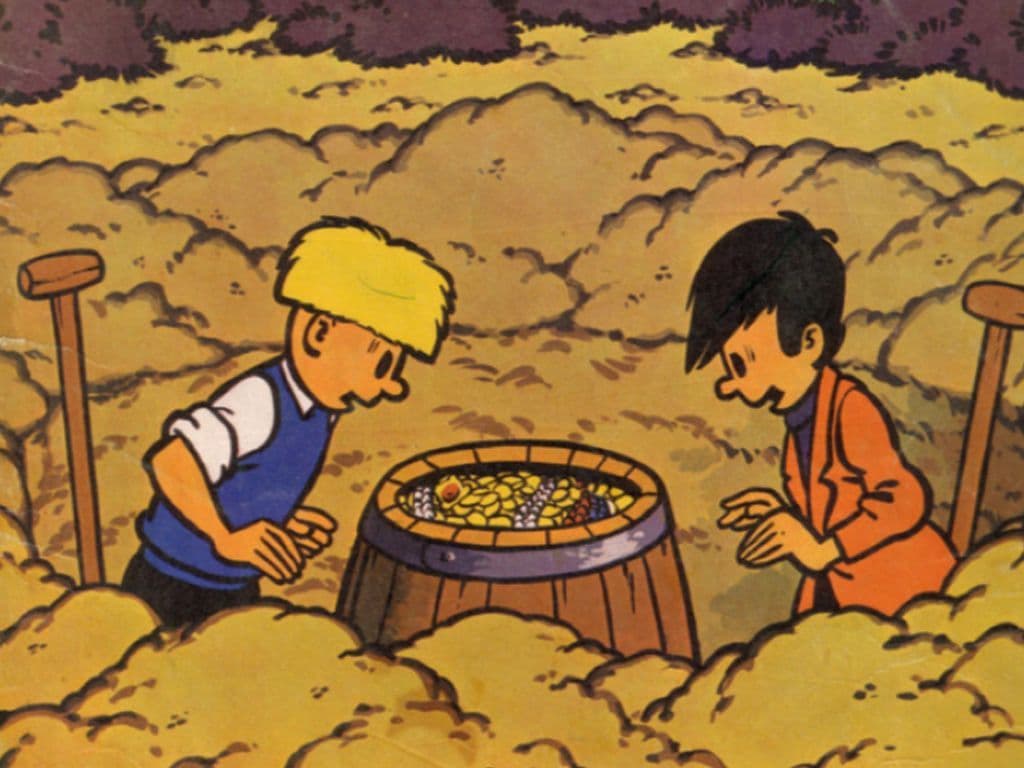 In 2018 werd bekend dat Jommeke een eigen film krijgt. ‘De Wraak van Shennong’ zal de prent heten. In 1968 immers werd het 37ste album uit de reeks verfilmd. Jef Nys verzorgde toen zowel het scenario als de regie, alsook de stem van papegaai Flip. Zijn zoon vertolkte Jommeke. Wat is de titel van album en film?