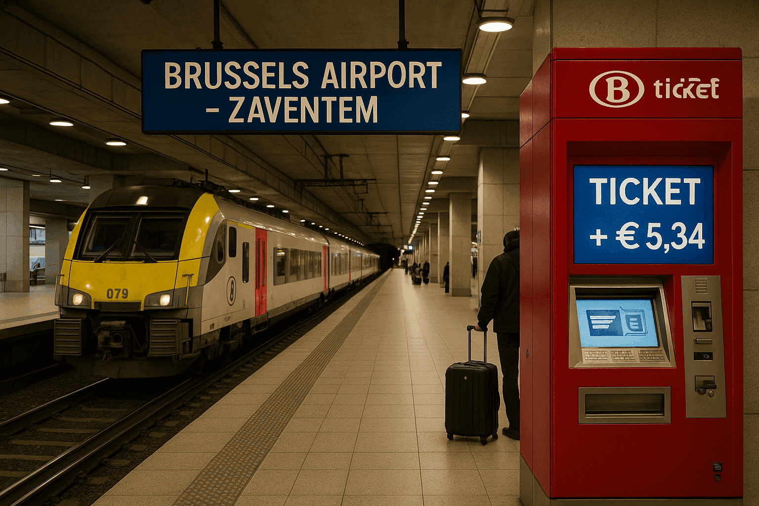 In het licht van de klimaatmarsen is het beter om met de trein naar de luchthaven van
Zaventem te reizen dan met de auto. De NMBS rekent echter een toeslag op je
treinbiljet voor de specifieke bestemming van Brussels Airport-Zaventem. Deze
toeslag is niet zozeer genoemd naar een speeltuigje of een trommelvliesbuisje, maar
wel naar de NV die de treinterminal heeft gebouwd. De toeslag bedraagt €5.34 per
rit. Geef de naam voor deze toeslag- zonder het woord toeslag erbij.