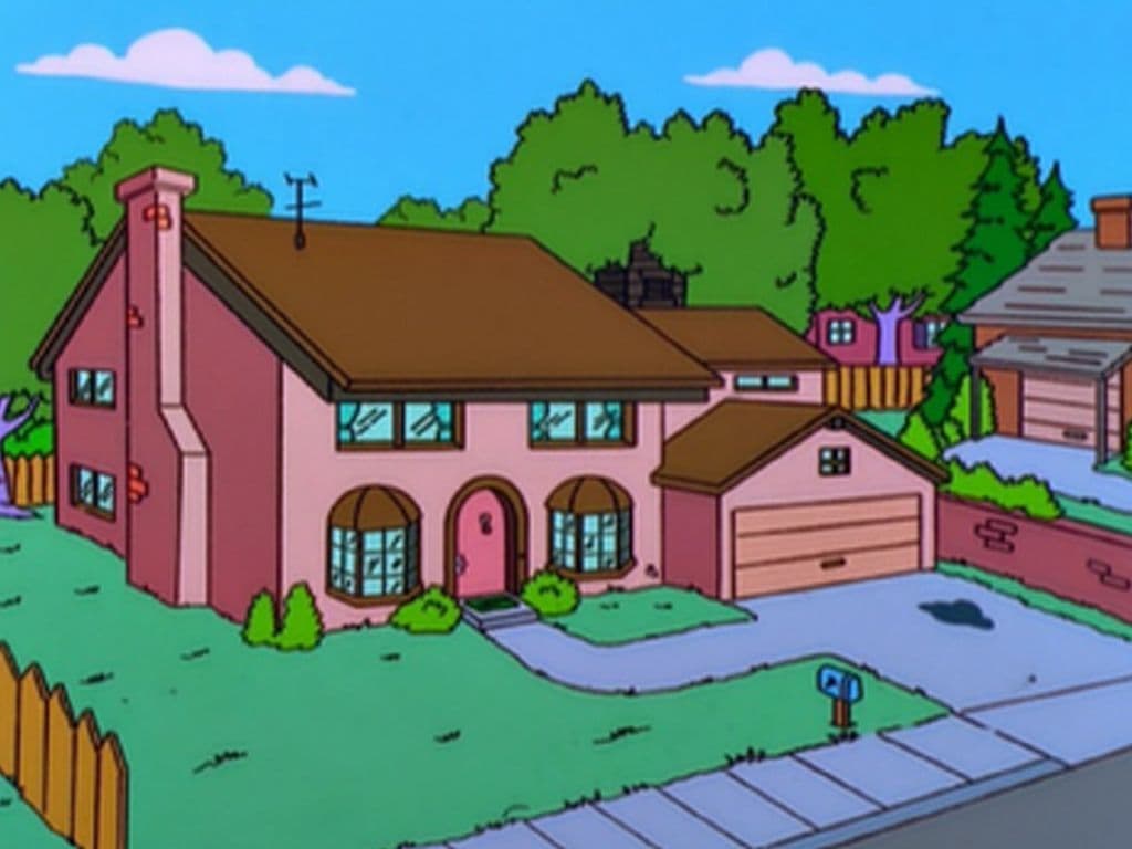 Wat is het huisnummer van The Simpsons?