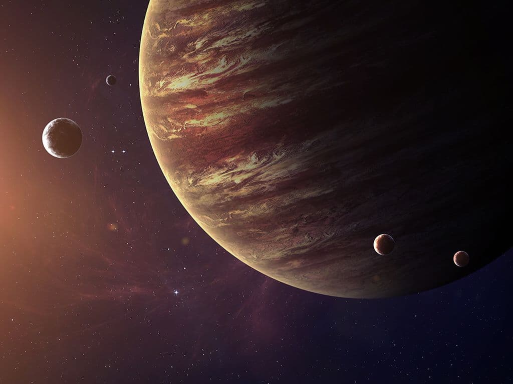 De Galileïsche manen zijn de vier grootste manen van Jupiter. Ze zijn ontdekt door Galileo Galilei in januari 1610. Deze manen zijn zichtbaar zonder een krachtige telescoop. Geef de namen van deze vier manen.