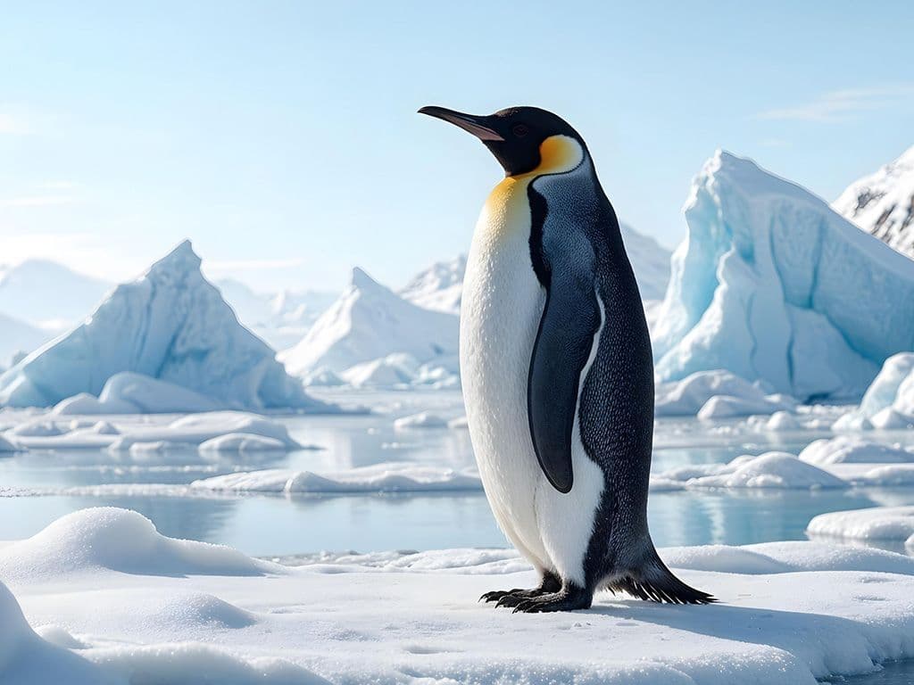 2A) Deze pinguïn wordt gemiddeld 110 cm groot en kan tot 37 kilo wegen.
Deze grootste pinguïnsoort wordt ook nog gekenmerkt door een kromme
snavel. Het zijn bijzonder sterke dieren die broeden in de volle winter
wanneer de temperatuur tot -60°C kan bedragen. Welke pinguïn zoeken
we?