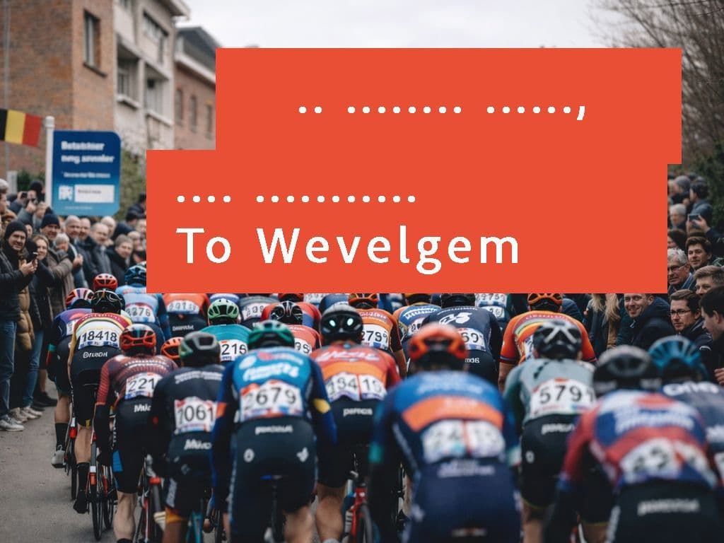 Vanaf 2026 zal Gent Wevelgem een andere startplaats en andere naam hebben voor de komende 10 jaar. Jean-Marie De Decker had maar liefst 175.000 euro over om de koers te laten starten in zijn kustgemeente. Genereus als we zijn, krijg je de laatste twee woorden cadeau: … ……... …… …. …… to Wevelgem. Schrijf de volledige naam op.