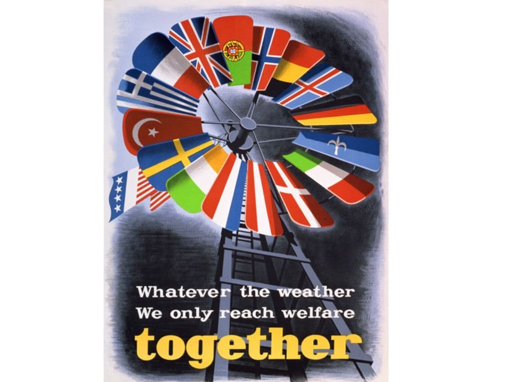 Het European Recovery Program was gericht op de economische wederopbouw van de door de oorlog getroffen landen in Europa. Een belangrijke drijfveer van deze hulp was het vormen van een sterke buffer tegen de expansie van het communisme vanuit de Sovjet-Unie van Stalin. Wat is de naam van dit plan?