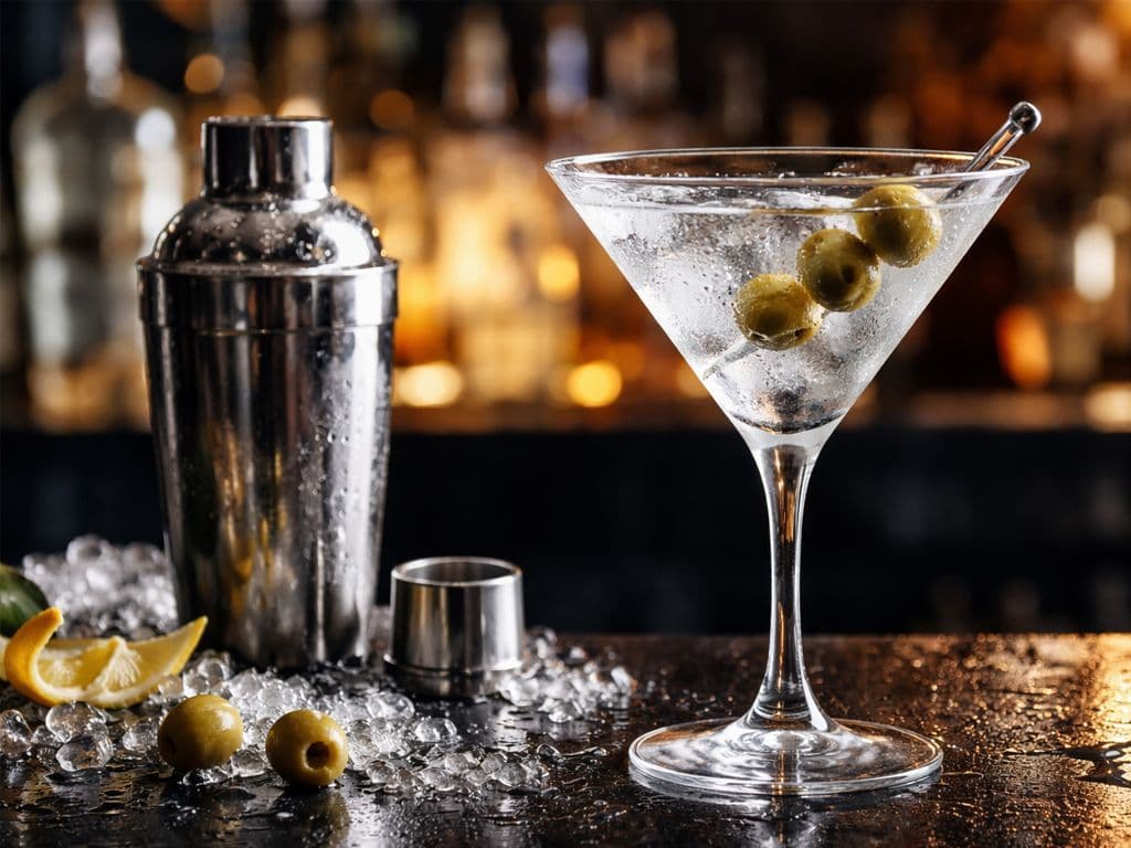 In de meeste Bond films drinkt James een Vodka Martini, waardoor het drankje heel populair is geworden. Hoewel het omgekeerd is van wat door de kenner wordt aangeraden, drinkt James Bond zijn Martini graag op een specifieke manier. Hoe heeft James Bond zijn Vodka Martini graag?