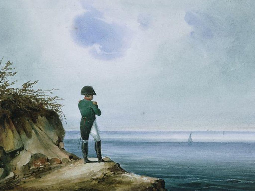 Naar welk eiland werd Napoleon verbanden na de Slag van Waterloo in 1815?