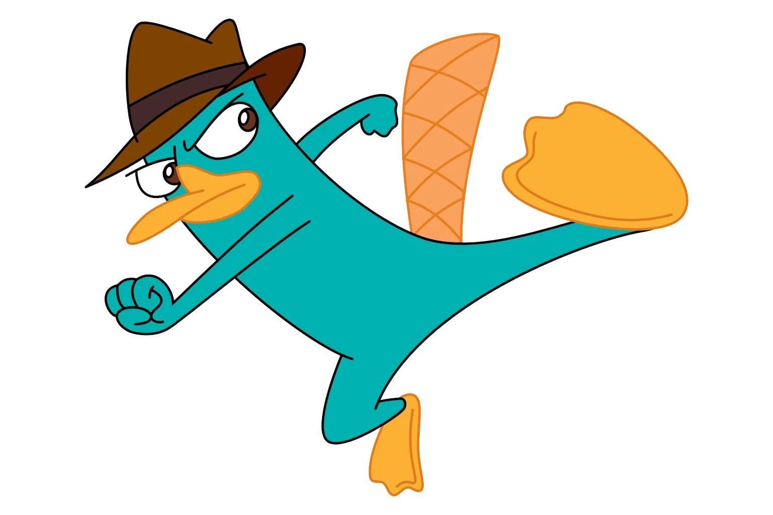 Wat is de naam van dit vogelbekdier, ook bekend onder zijn codenaam Agent P? Het is een fictief personage uit de Disney serie Phineas en Ferb.