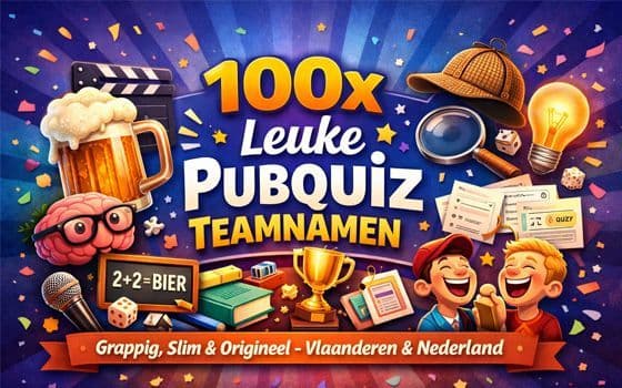 Leuke teamnamen voor op een quiz