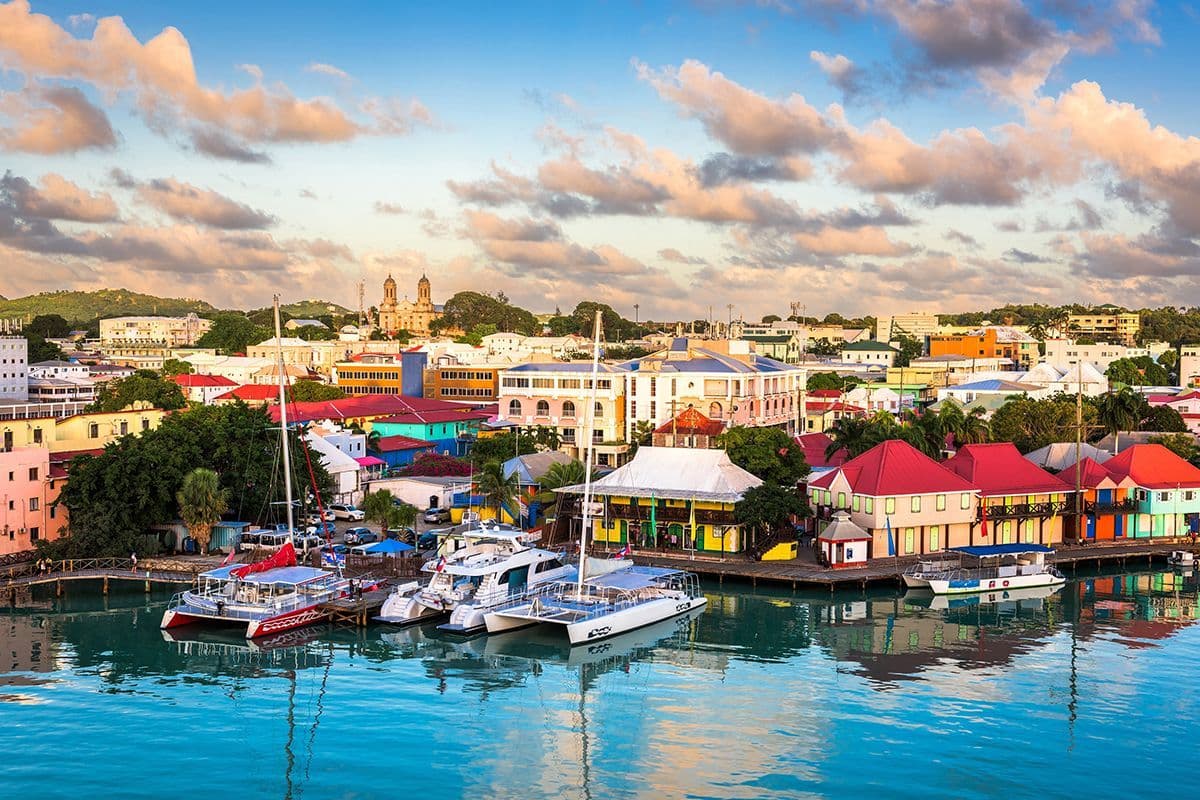 Wat is de hoofdstad van Antigua en Barbuda?