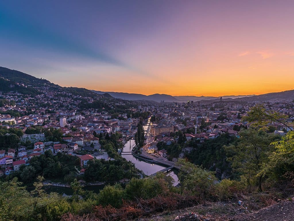 Wat is de hoofdstad van Bosnië en Herzegovina?