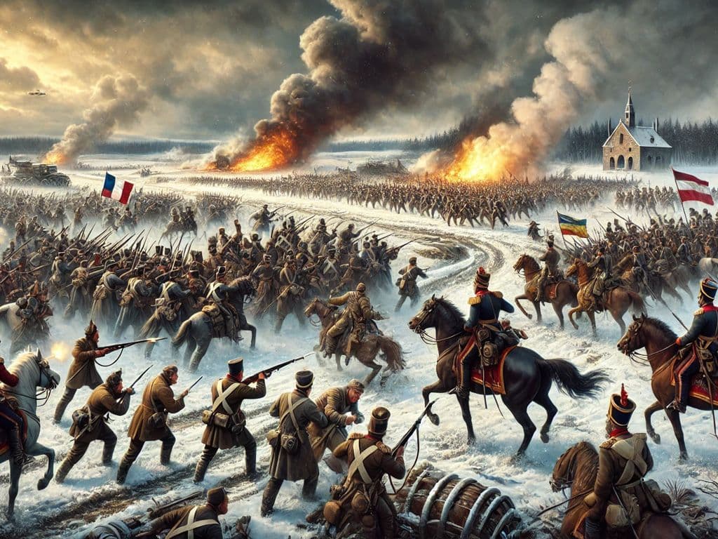 Op 11 januari 1814 werd er een slag uitgevochten tussen het Franse leger en geallieerde Pruisische, Russische en Britse troepen. De slag was een reeks van bloedige treffen tijdens de Zesde Coalitieoorlog langs de huidige Belgisch-Nederlandse grens van Essen tot en met Turnhout.
In mei 2014 werd deze slag herdacht met een historisch bivak en de grootste reconstructie van een Napoleontische veldslag ooit in Vlaanderen. Bijna 1000 reenactors uit heel Europa konden zich daarbij uitleven op een deel van het historische slagveld aan de boorden van de Mark. Over welke vergeten veldslag gaat het hier?
