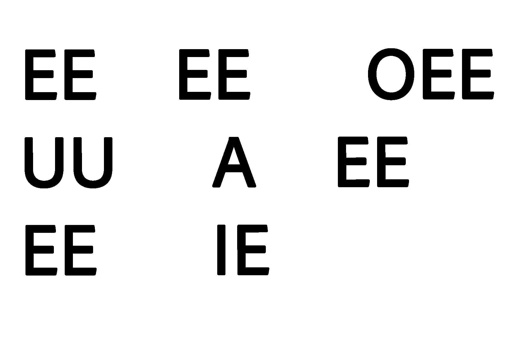 Welk spreekwoord kan je vormen met deze klinkers?