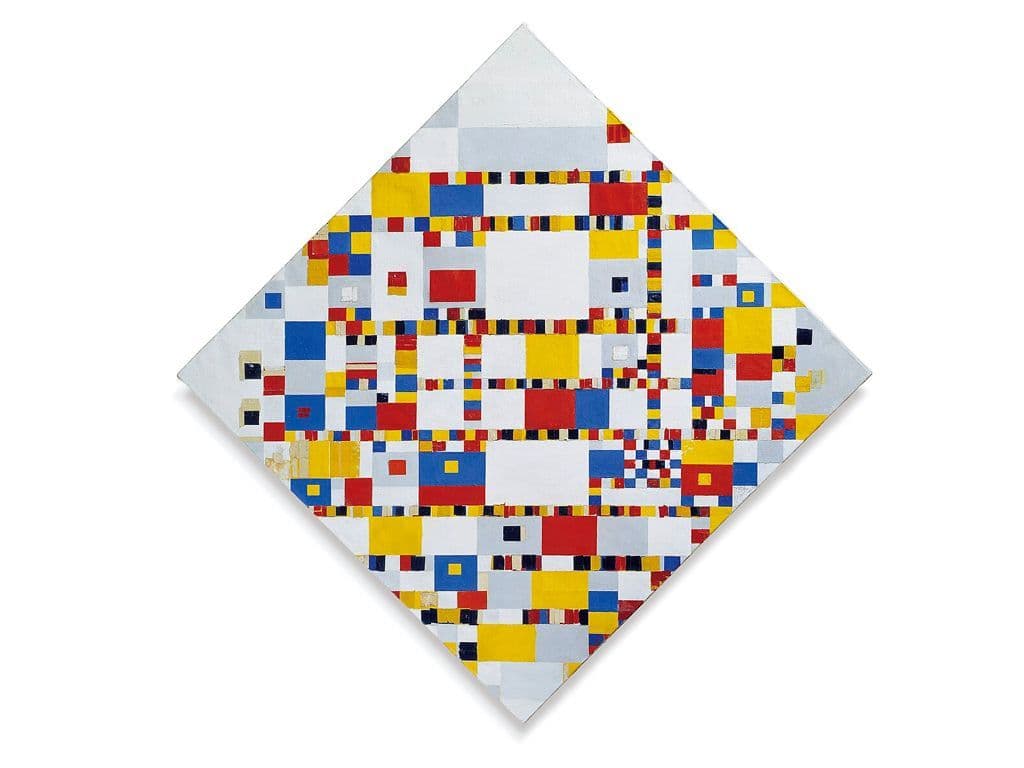Wie schilderde het doek Victory Boogie Woogie?