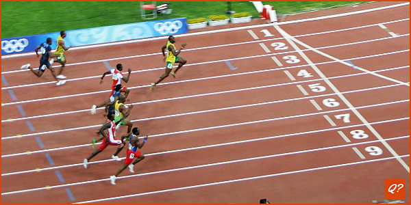 Record 100 meter Usian Bolt