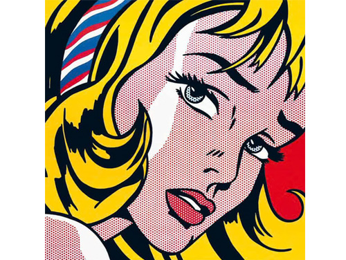 Popart kunstenaar bekend om cartoonachtige afbeeldingen