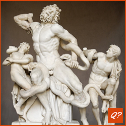 beeldengroep uit de Hellenistische beeldhouwkunst
