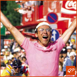 Franse wielrenner die in 1983 en 1984 de Ronde van Frankrijk won.
